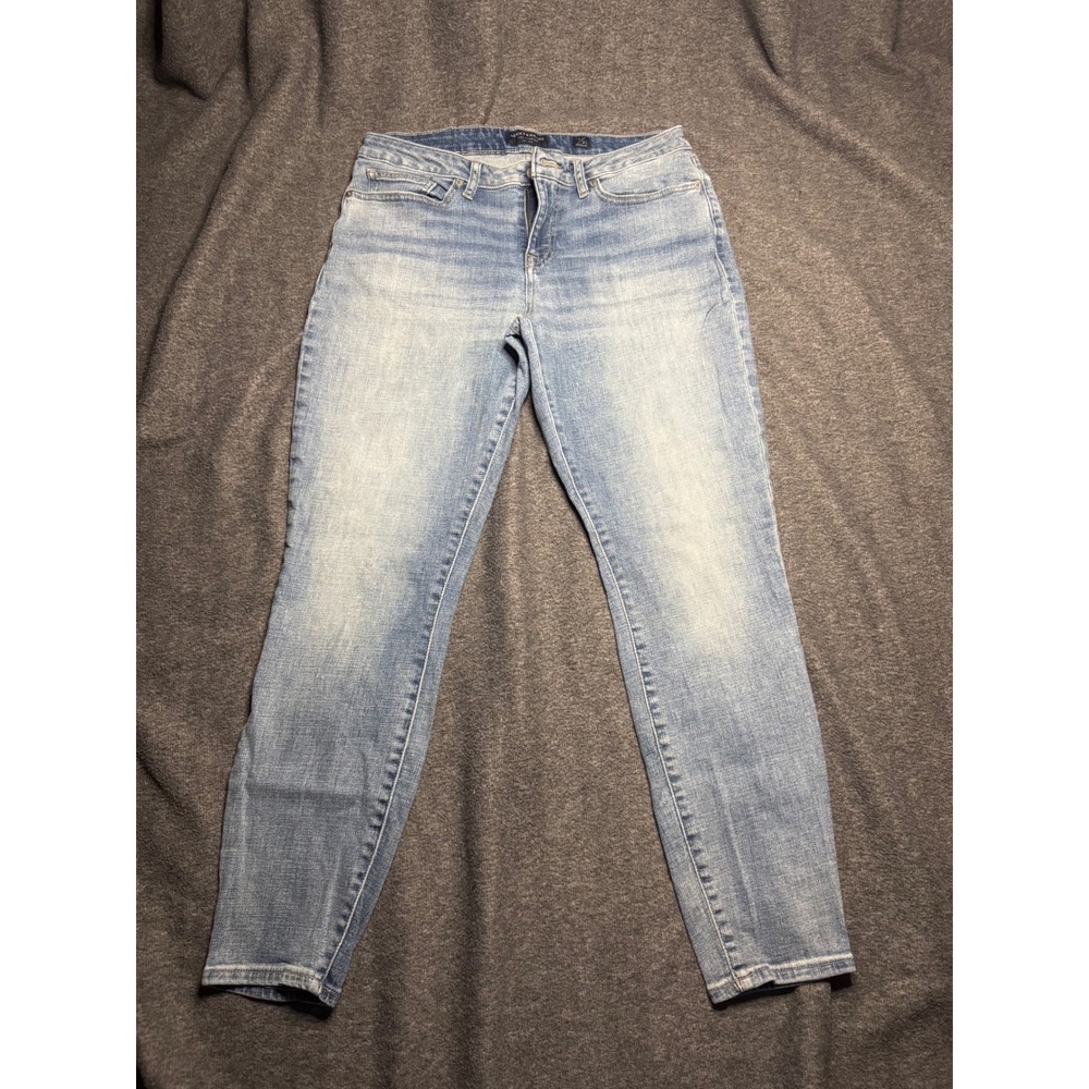 Lucky Brand Lolita Womens 12 / 31 R Low Rise Skinny Jeans Light Wash Stretch